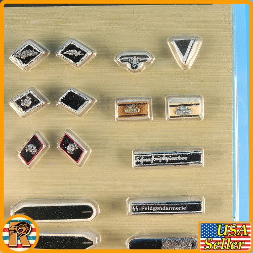 Deluxe Accessories - WWII Collar Tabs Set E60045 #2 *READ* - 1/6 Scale - DID